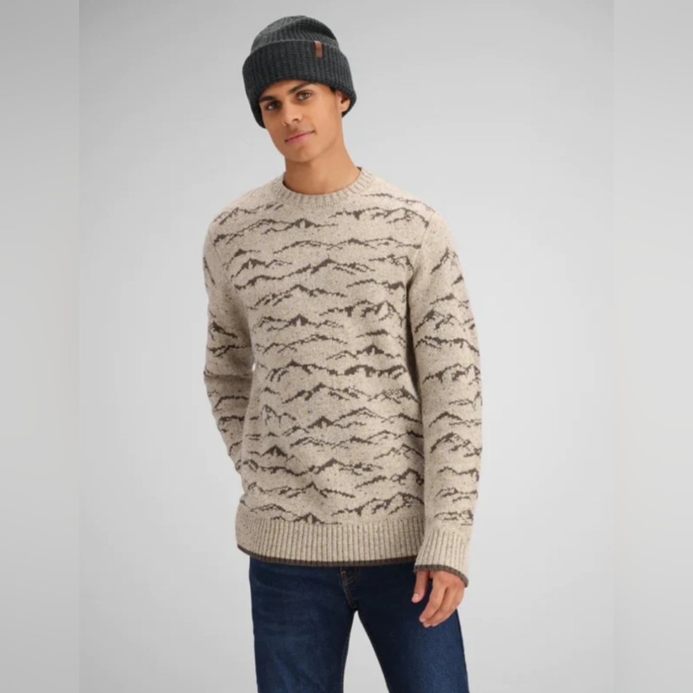 OBERMYER  "The Bells" Men's Wool/Alpaca pullover sweater sz XL